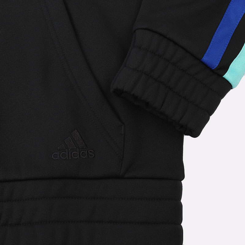 мужская черная толстовка adidas HRDN Fleece FZ GP7619 - цена, описание, фото 6